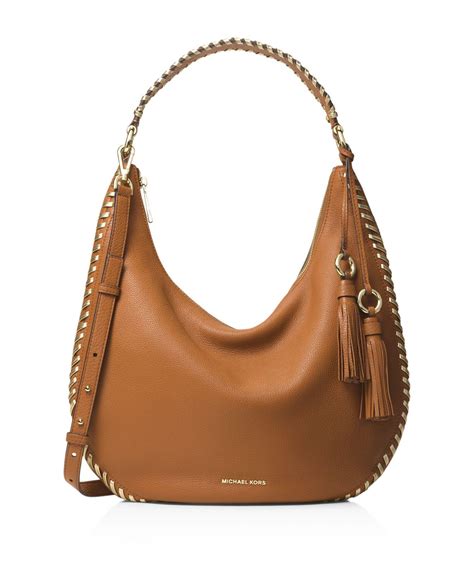 michael michael kors lauryn large leather shoulder bag|Michael Kors shoulder bag sale.